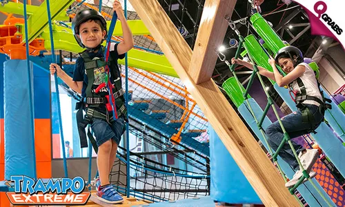 Trampoline Jumping, Fun Climbing & More at Trampo Extreme!